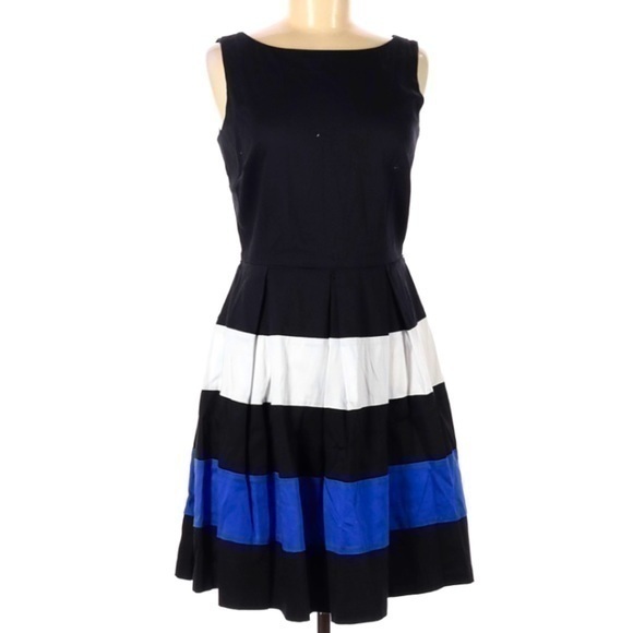 Tiana B. Dresses & Skirts - Tiana B Fit & Flare Stripped Dress